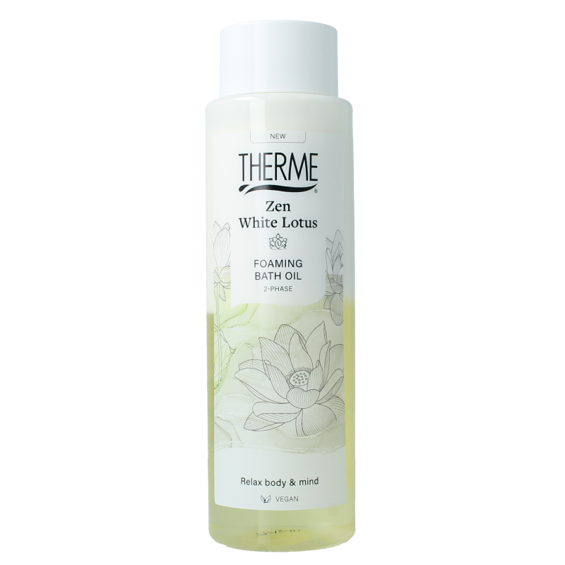 Therme Zen white lotus foaming bath oil 400 Milliliter
