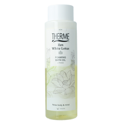 Therme Zen white lotus foaming bath oil 400 Milliliter
