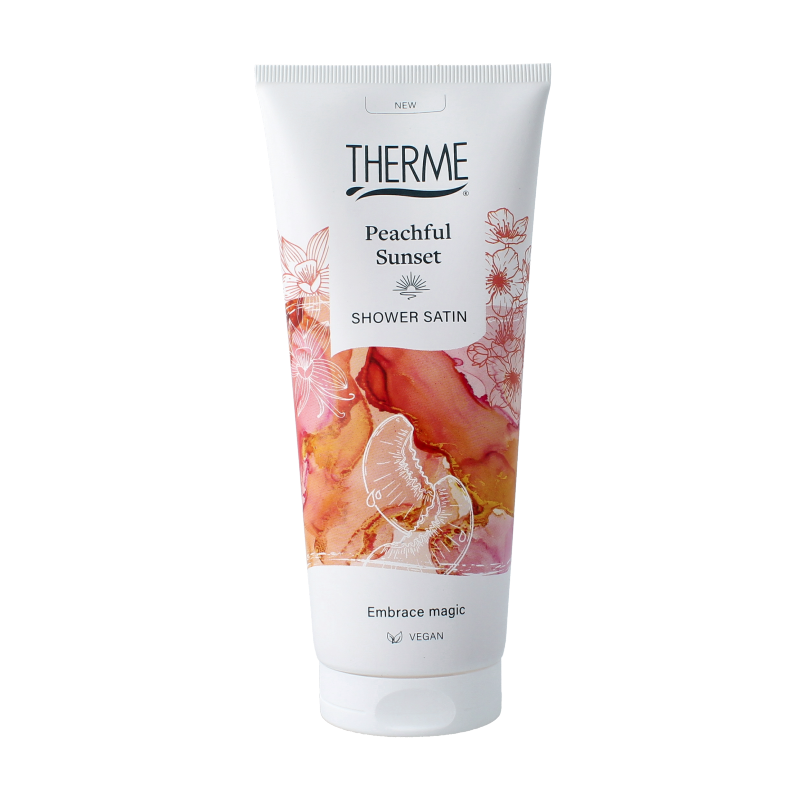 Therme Peachful sunset shower satin 200 Milliliter