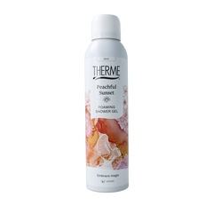 Therme Peachful sunset foaming shower gel 200 Milliliter