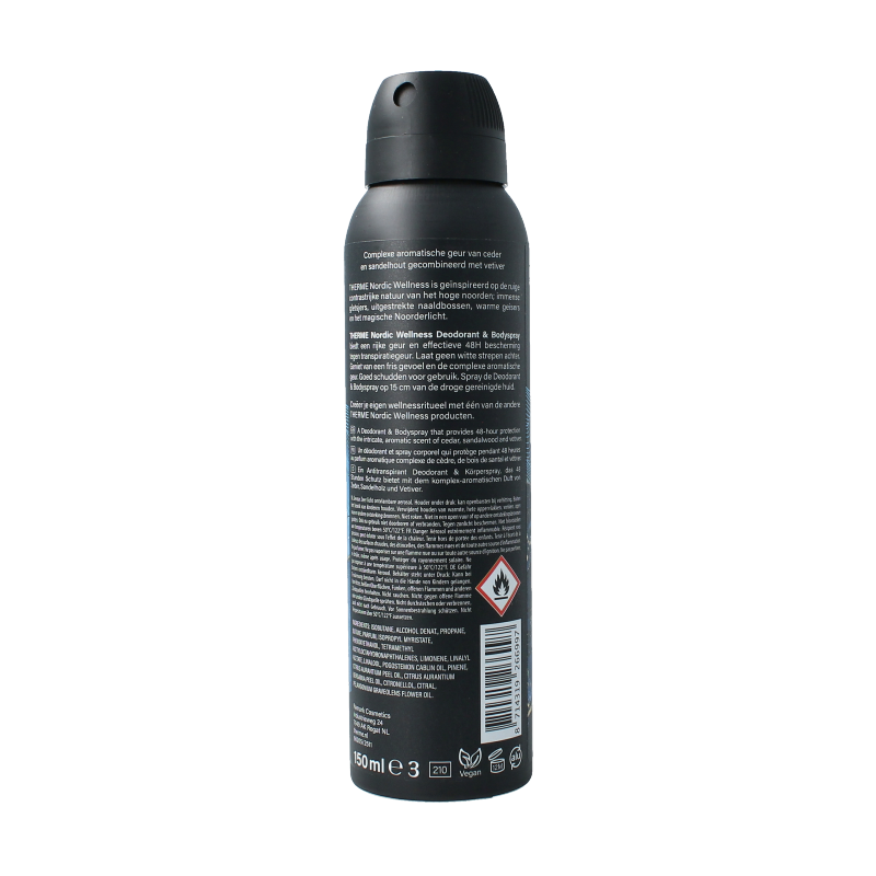 Therme Nordic wellness deodorant & bodyspray 150 Milliliter