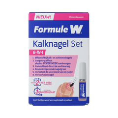 Formule W Kalknagel set 6-in-1 1.00 Set