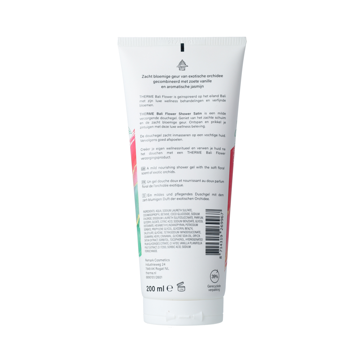 Therme Therme Bali Flower Shower Satin 200.00 Milliliter