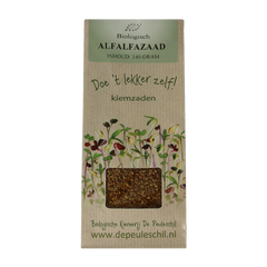 Peuleschil Alfalfazaad bio 140.00 Gram