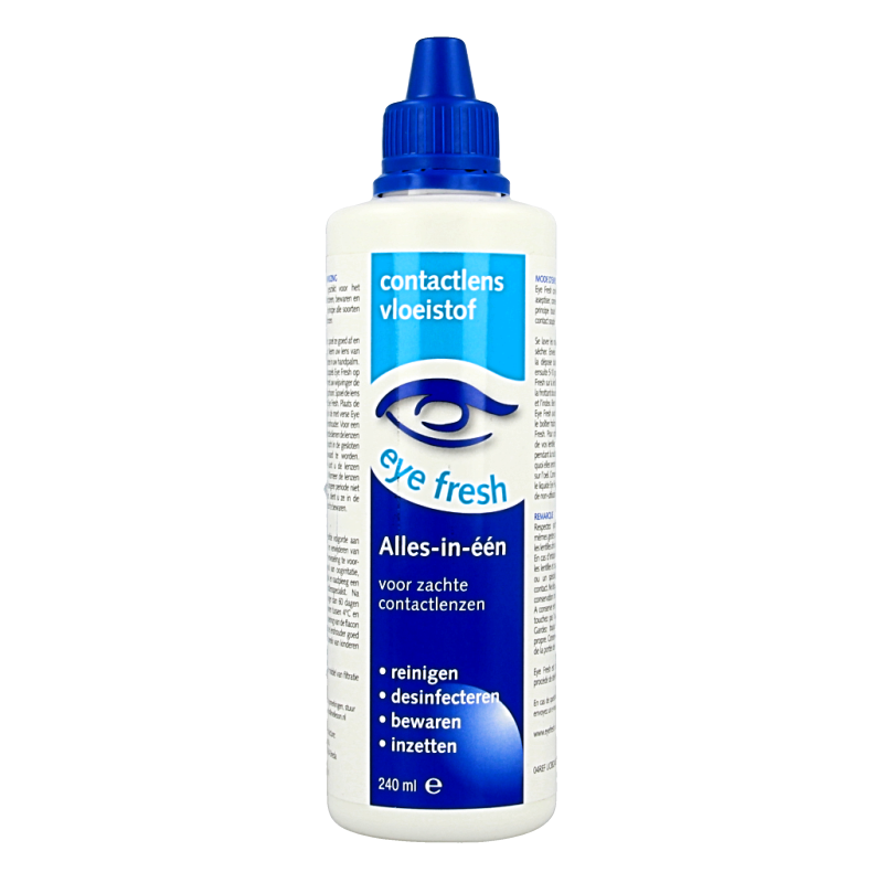 Eyefresh Alles-in-1 vloeistof zachte lenzen 240 Milliliter