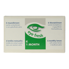 Eyefresh Maandlenzen -1.50  6 Stuks