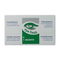 Eyefresh Maandlenzen -2.50 6.00 Stuks