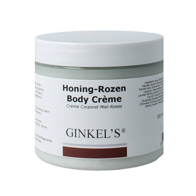 Ginkel's Bodycreme honing rozen 200 Milliliter