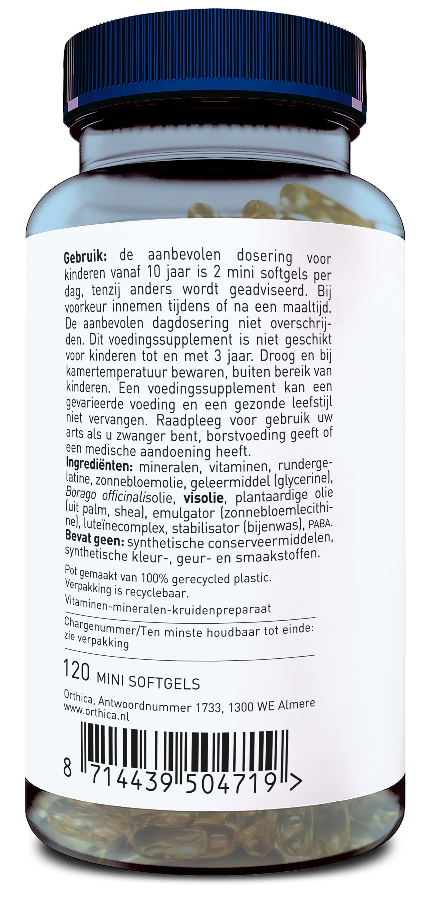 Orthica Multi Tiener 120.00 Softgels