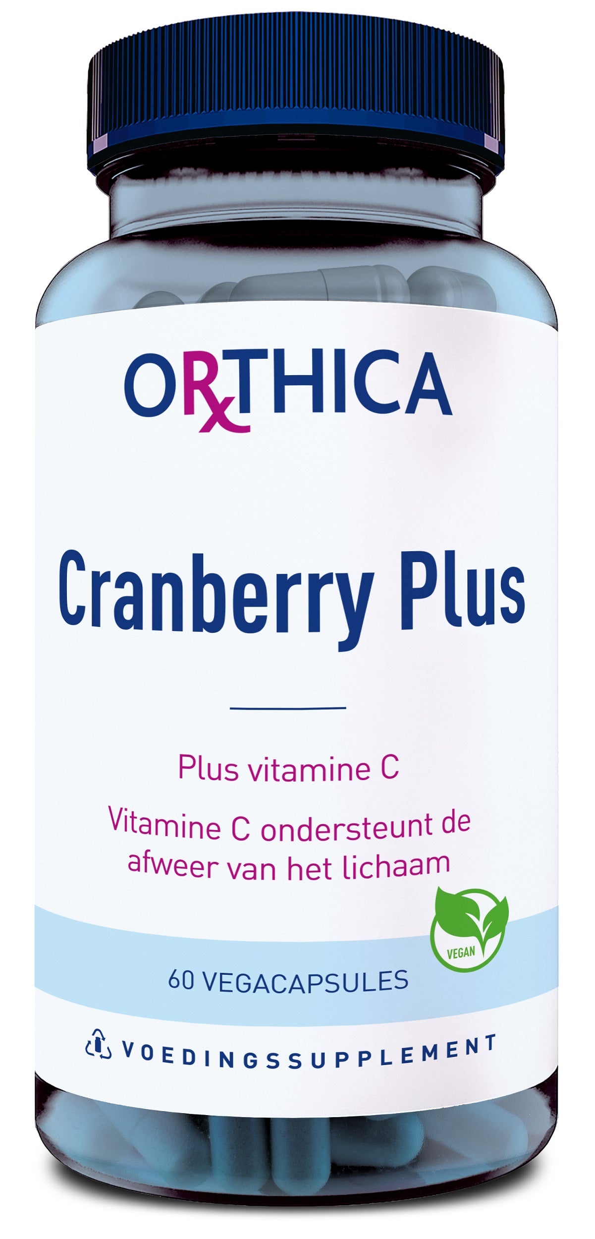 Orthica Cranberry plus 60.00 Vegetarische capsules