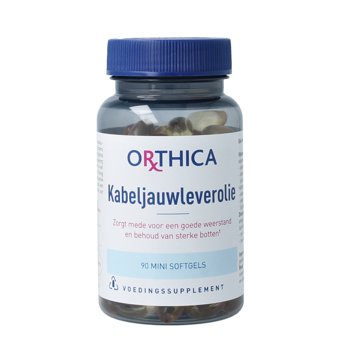 Orthica Kabeljauwlever olie 90.00 Softgels