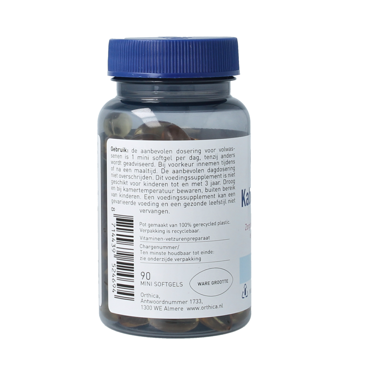 Orthica Kabeljauwlever olie 90.00 Softgels