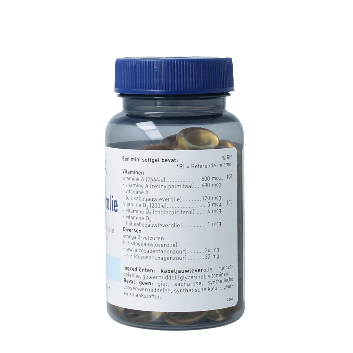 Orthica Kabeljauwlever olie 90.00 Softgels