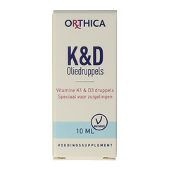 Orthica Vitamine K & D zuigeling 10 Milliliter
