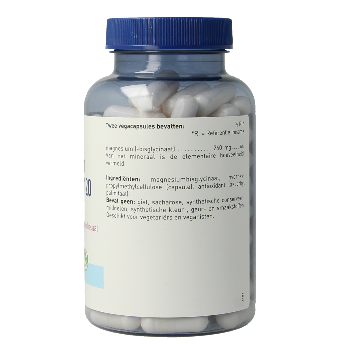 Orthica Magnesium bisglycinaat 120.00 Vegetarische capsules