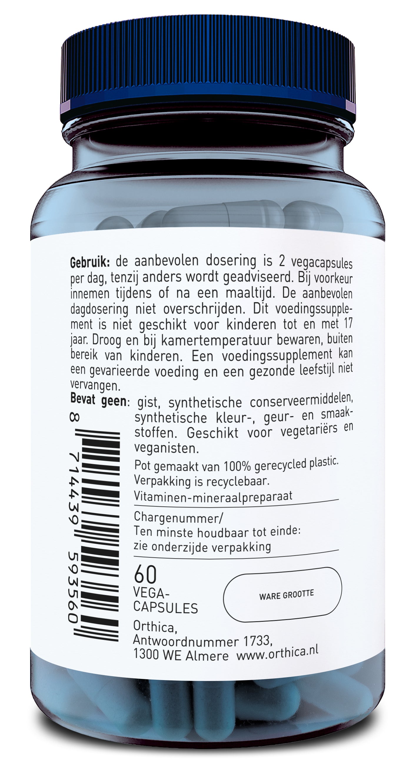 Orthica Brain support 60.00 Capsules