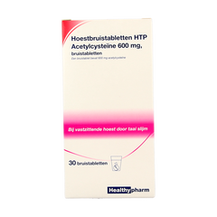 Healthypharm Acetylcysteine 600mg HTP 30 Bruistabletten