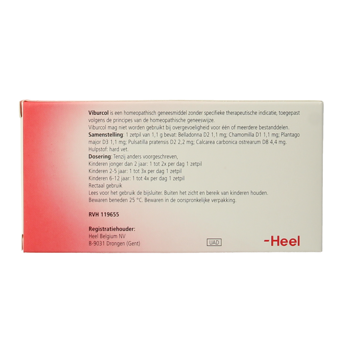 Heel Viburcol 12.00 Zetpillen