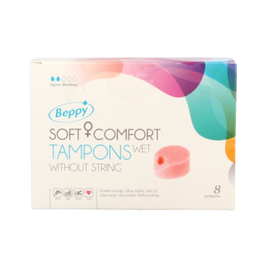 Beppy Soft+ comfort tampons wet 8 Pieces
