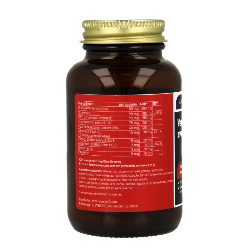All Natural Vermoeide en zware benen 60 Vegetarische capsules
