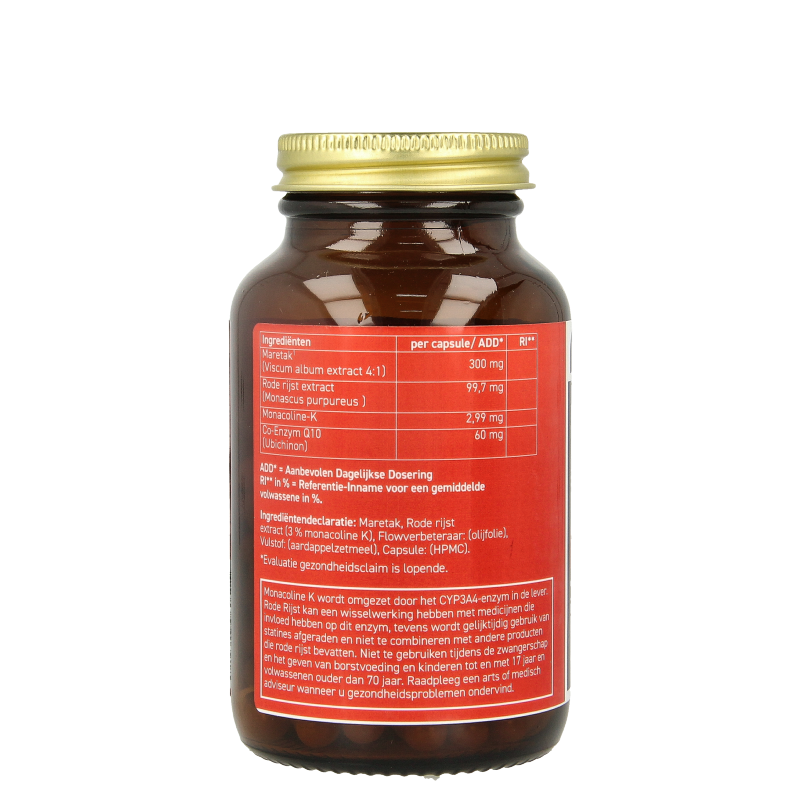 All Natural Rode rijst Q10 60mg 90 Vegetarische capsules