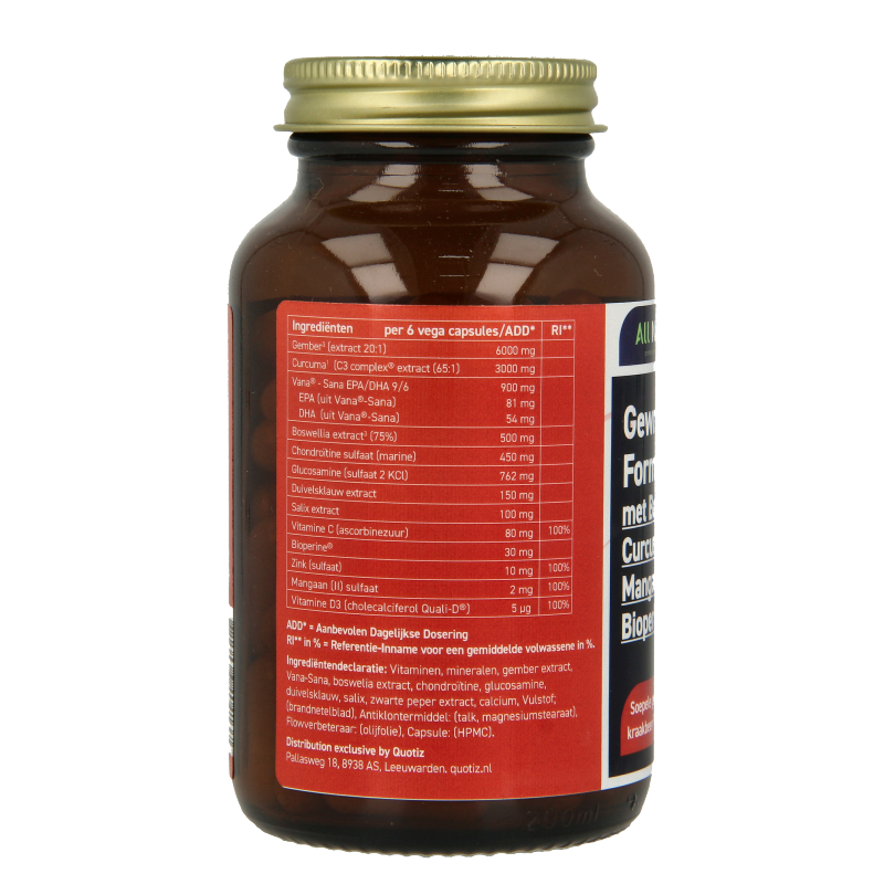 All Natural Gewrichten formule 84 Vegetarische capsules