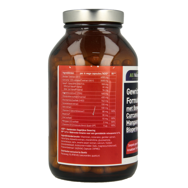 All Natural Gewrichten formule 228 Capsules