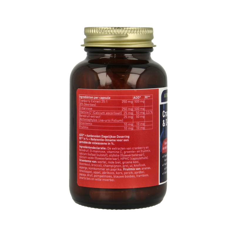 All Natural Cranberry & D-Mannose 60 Capsules