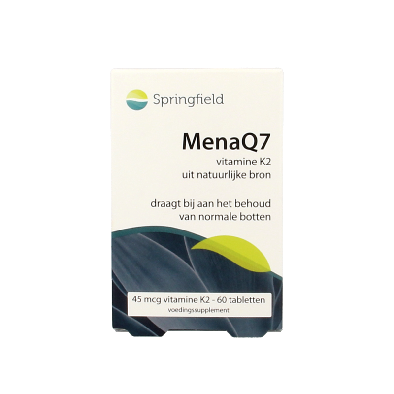 Springfield MenaQ7 vitamine K2 45 mcg 60 Tabletten