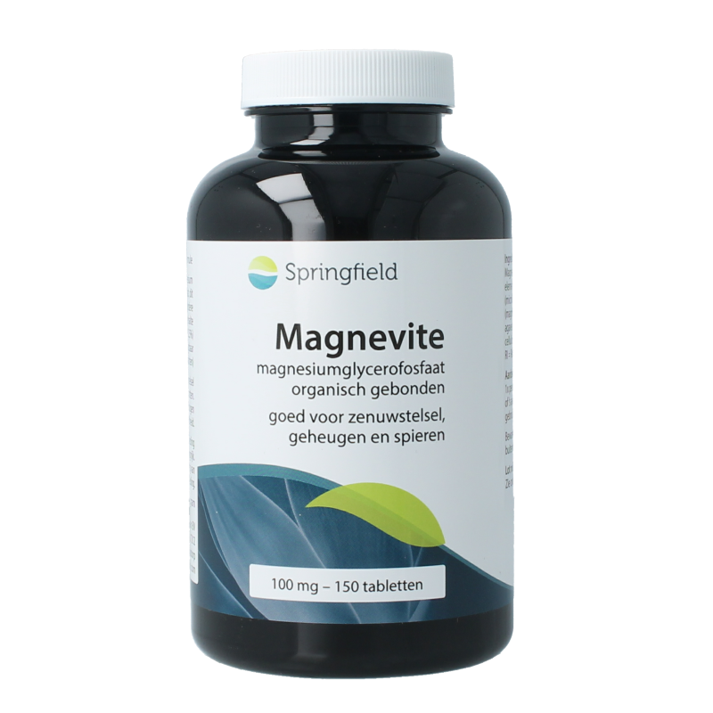 Springfield Magnevite magnesium glycerofosfaat 100 mg 150 Tabletten