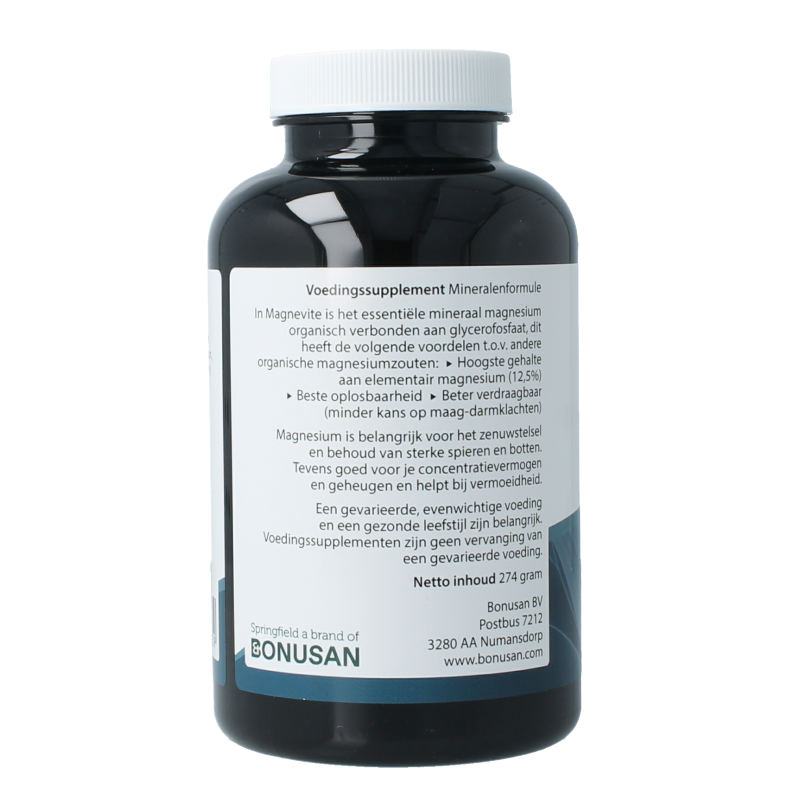 Springfield Magnevite magnesium glycerofosfaat 100 mg 150 Tabletten