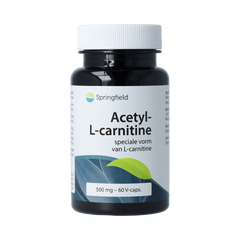 Springfield Acetyl-L-Carnitine 500mg 60.00 Vegetarische capsules