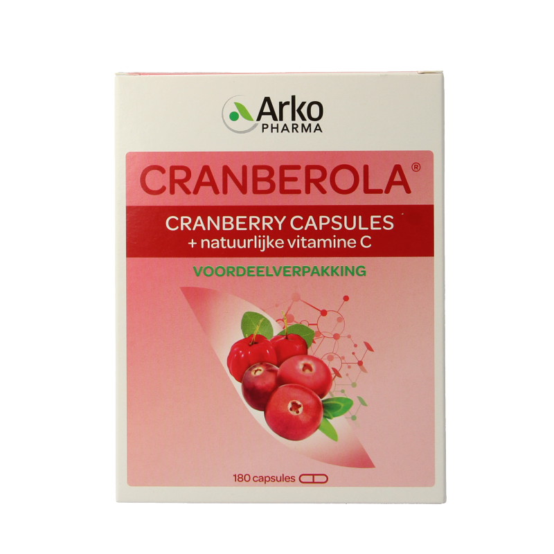 Cranberola Cranberry capsules 180 Vegetarische capsules