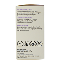 Arkocaps Acidophilus complex 45.00 Capsules