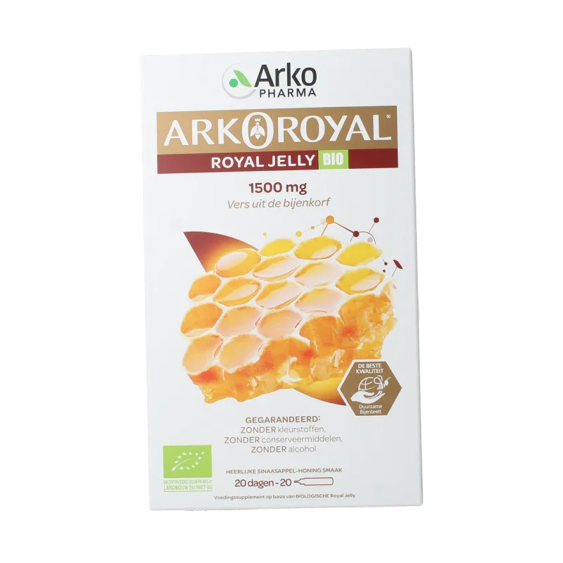 Arko Royal Royal jelly 1500mg bio 20 Ampullen
