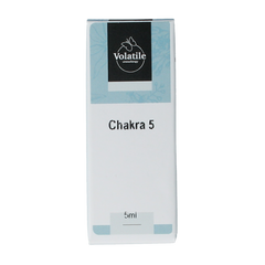 Volatile Chakra olie 5 keel puur 5.00 Milliliter