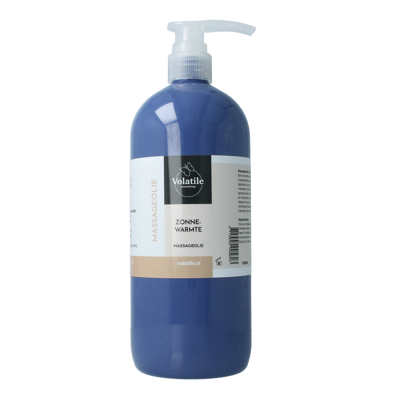 Volatile Massageolie zonnewarmte 1 Liter