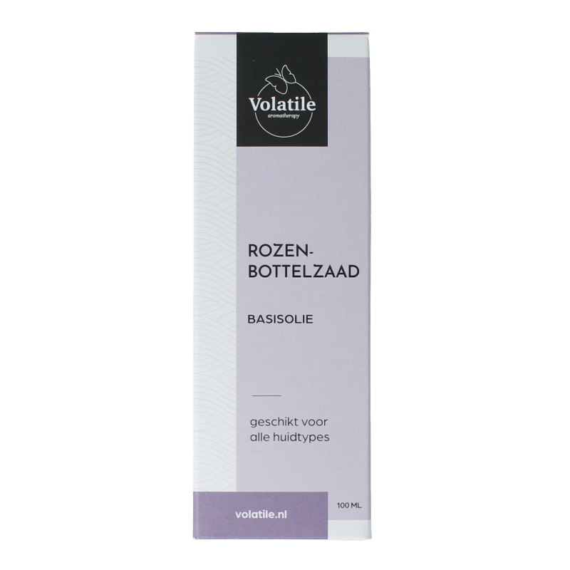 Volatile Rozenbottelzaad basisolie  glazen fles 100 Milliliter