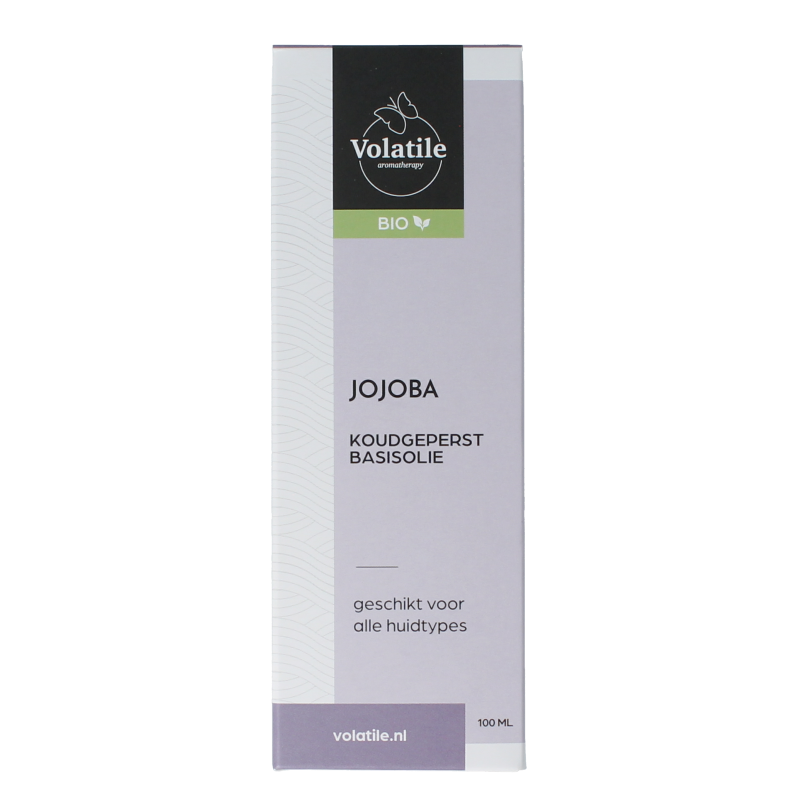 Volatile Jojoba koudgeperst basisolie bio glazen fles 100 Milliliter