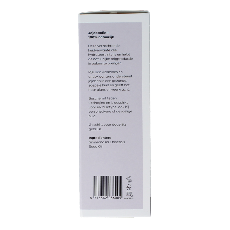 Volatile Jojoba koudgeperst basisolie bio glazen fles 100 Milliliter