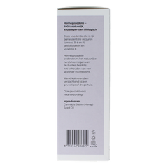 Volatile Hennepzaad koudgeperst basisolie bio glazen fles 100.00 Milliliter