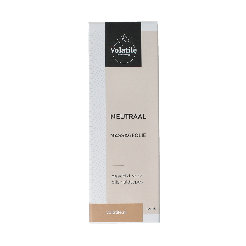 Volatile Massageolie neutral glas met pomp 100 Milliliter