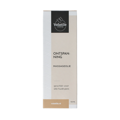 Volatile Massageolie ontspanning glas met pomp 100 Milliliter