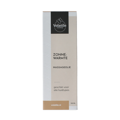 Volatile Massageolie zonnewarmte glas met pomp 100 Milliliter