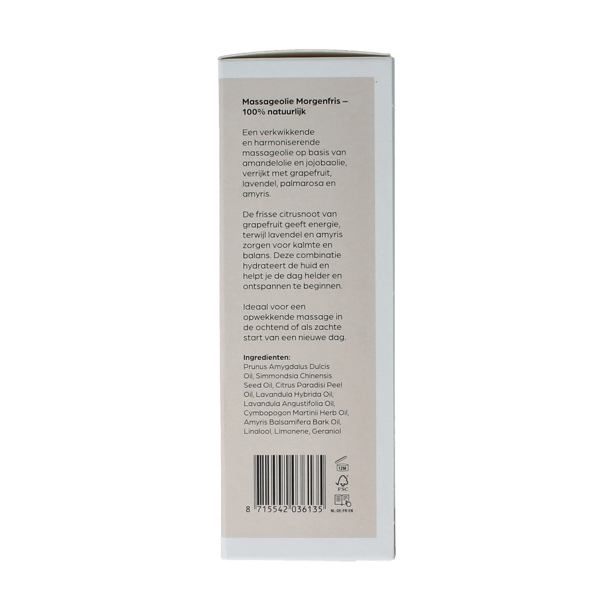Volatile Massageolie morgenfris glas met pomp 100.00 Milliliter