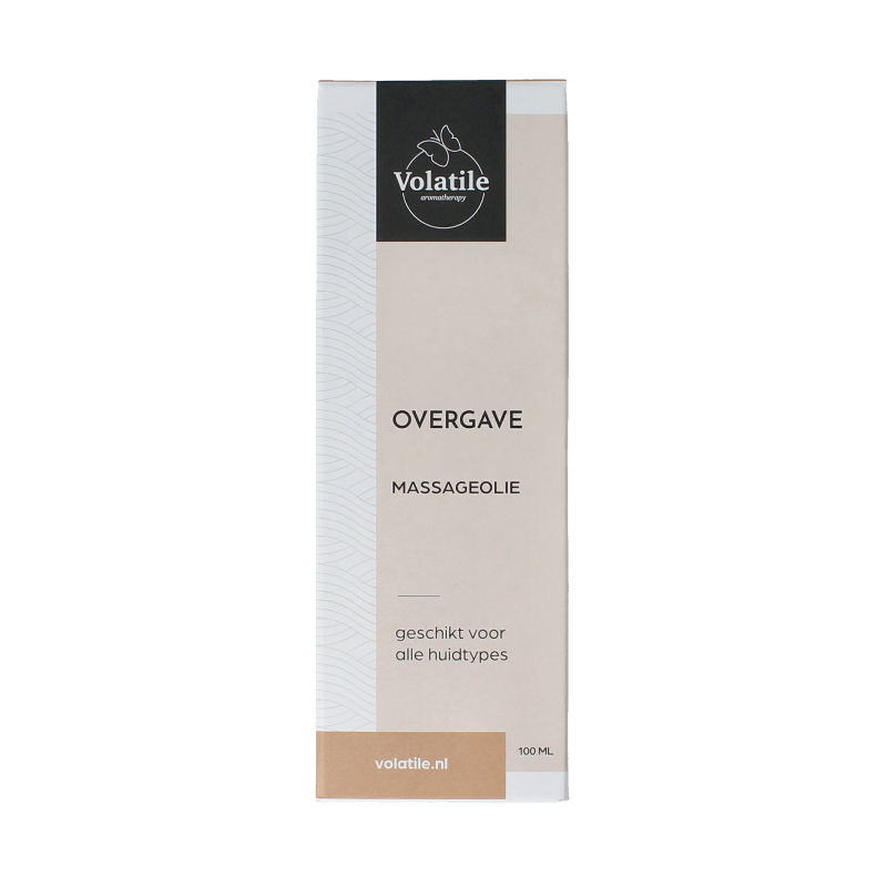 Volatile Massageolie overgave glas met pomp 100 Milliliter