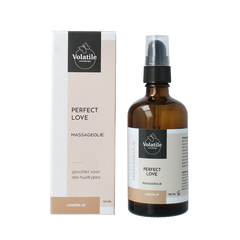 Volatile Massageolie perfect love glas met pomp 100 Milliliter