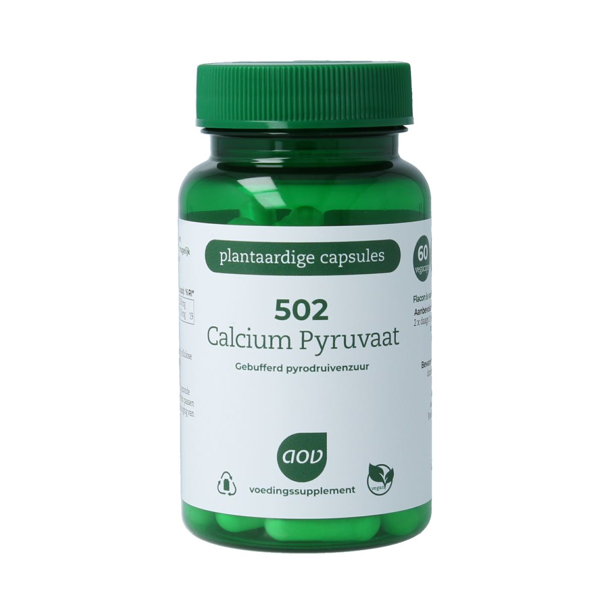 AOV 502 Calcium pyruvaat 60.00 Vegetarische capsules