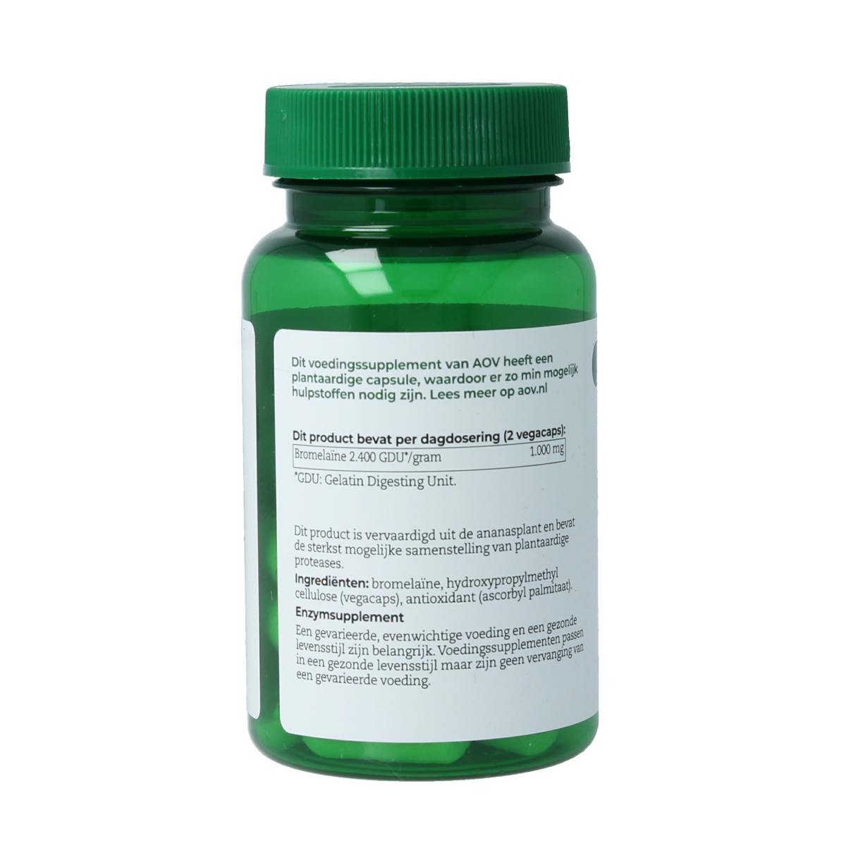 AOV 1133 Bromelaine 30.00 Vegetarische capsules