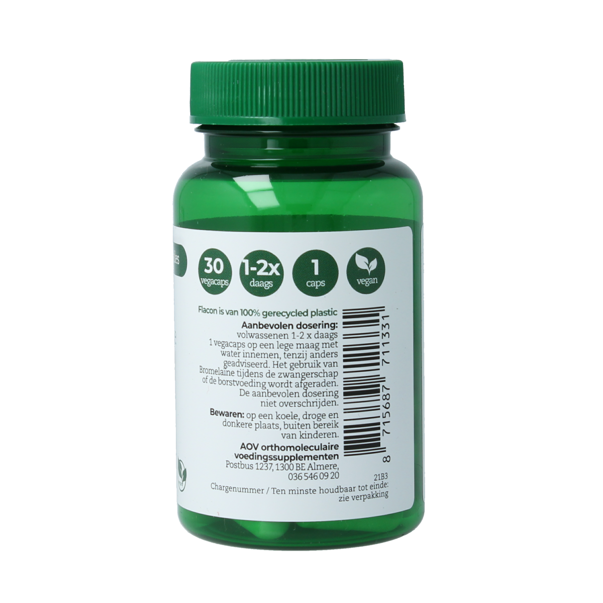 AOV 1133 Bromelaine 30.00 Vegetarische capsules